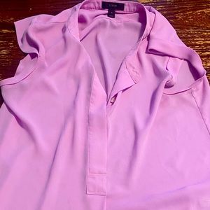 J crew lilac blouse